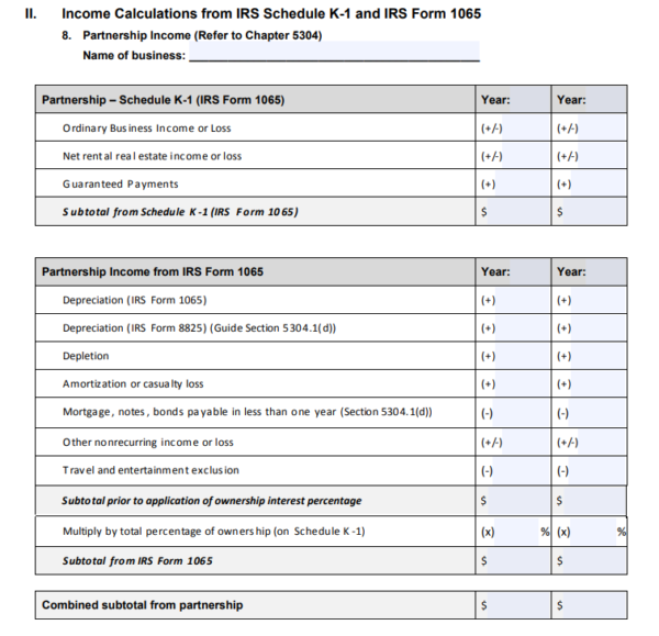 How To Use FNMA 1084 And FHLMC Form 91 Part 2 Blueprint
